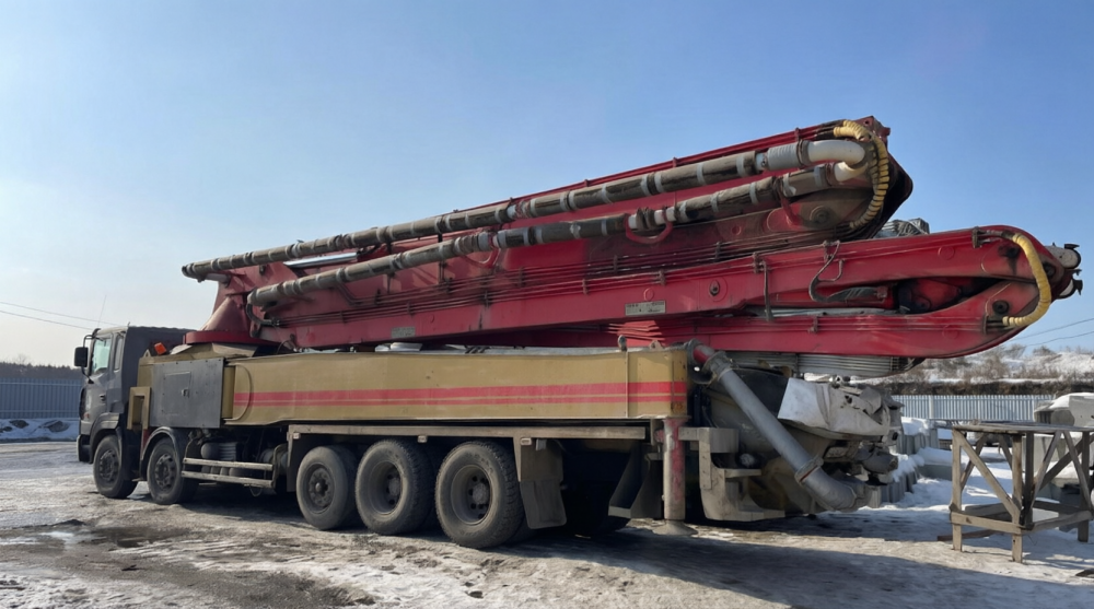 Аренда бетононасоса 60 метров длиной стрелы